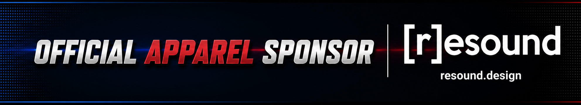 Resound — Official Apparel Sponsor of the Craps Player League.
